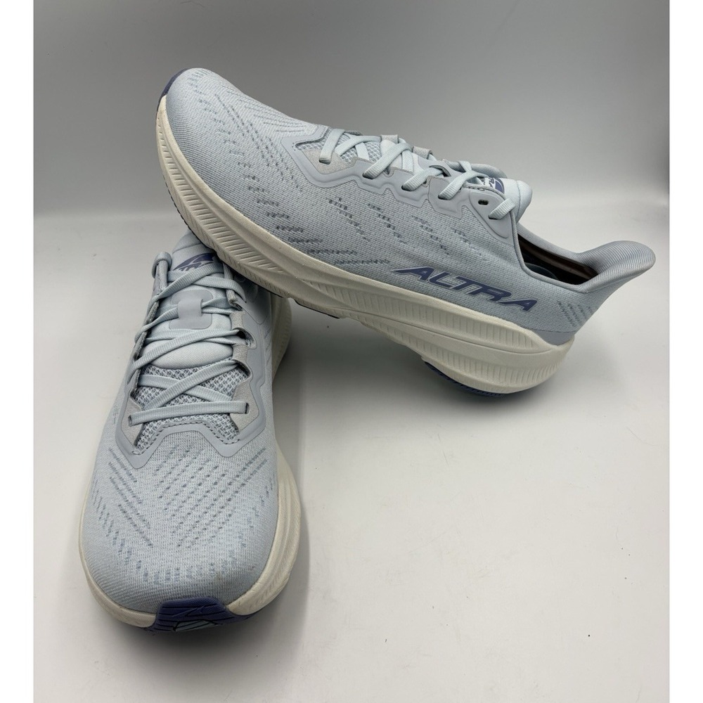 Altra Women's Running Sneakers Mesh Lace-Up Low Top Light Blue/White/Purple
